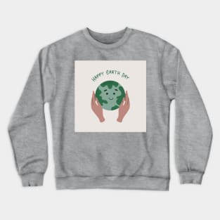 Happy Earth Day Crewneck Sweatshirt